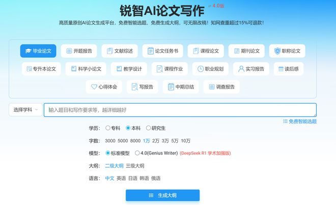毕业季救命指南！横扫查重的3大论文生成AI工具