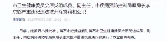 湖北一干部被“双开”