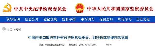 “逃逸式辞职”！郑鹏，被开除党籍