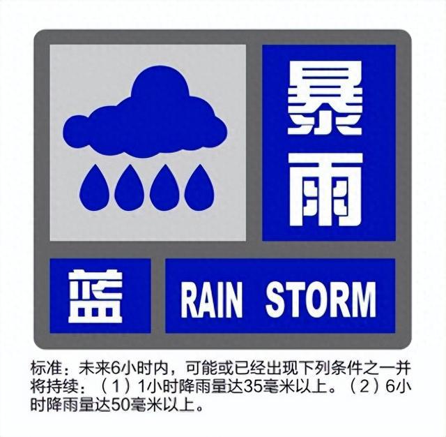 暴雨蓝色预警！申城目前“一蓝一黄”预警高挂